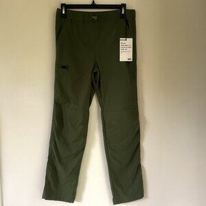 NWT REI Kids' Mountainmaker Pants, Woodland Olive, Size L (14-16)